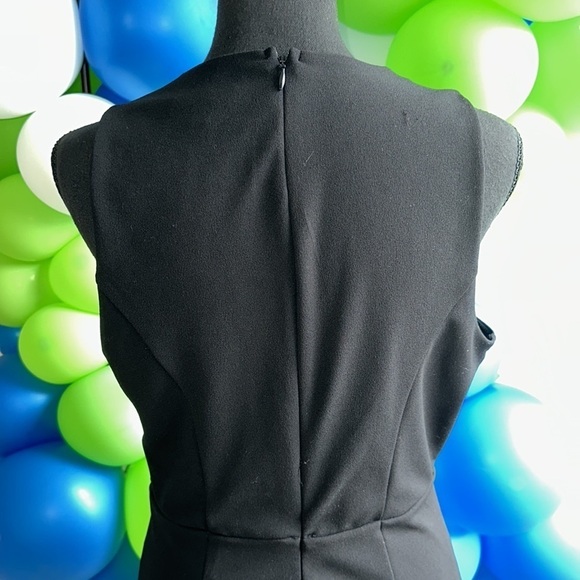 Express Black Midi Dress With Cut Out - Picture 4 of 15